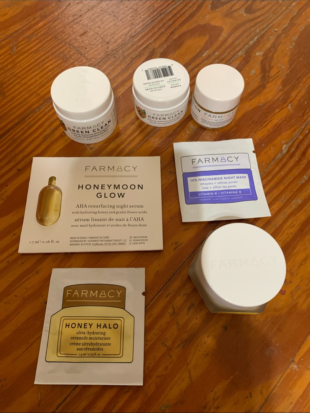 Farmacy Skincare Set in White and Gold Accents